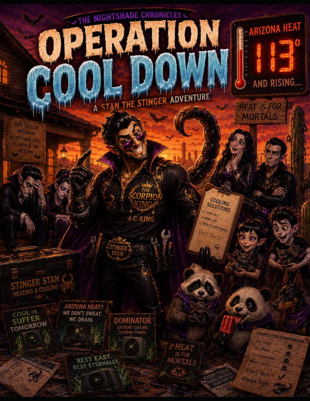 Desert Vampire Society: Operation Cool Down (Leave the Lantern On: Desert Vampire Society)