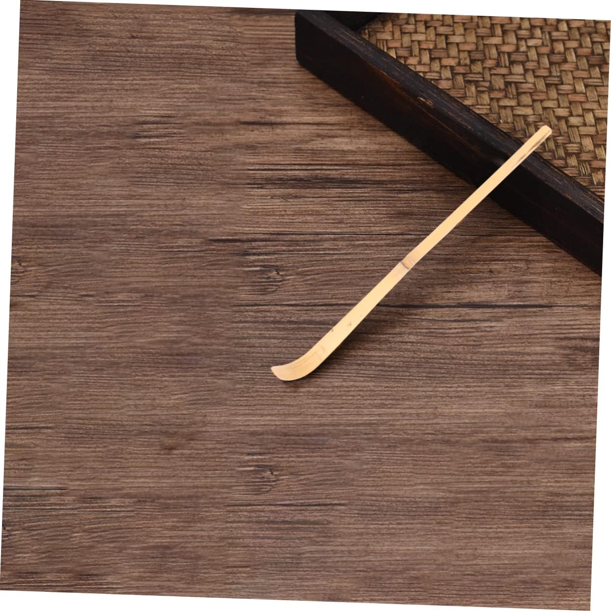 2 Pcs Tea Scoop Heat Resistant Natural Matcha Tea Shovel Lightweight Portable for Home and
