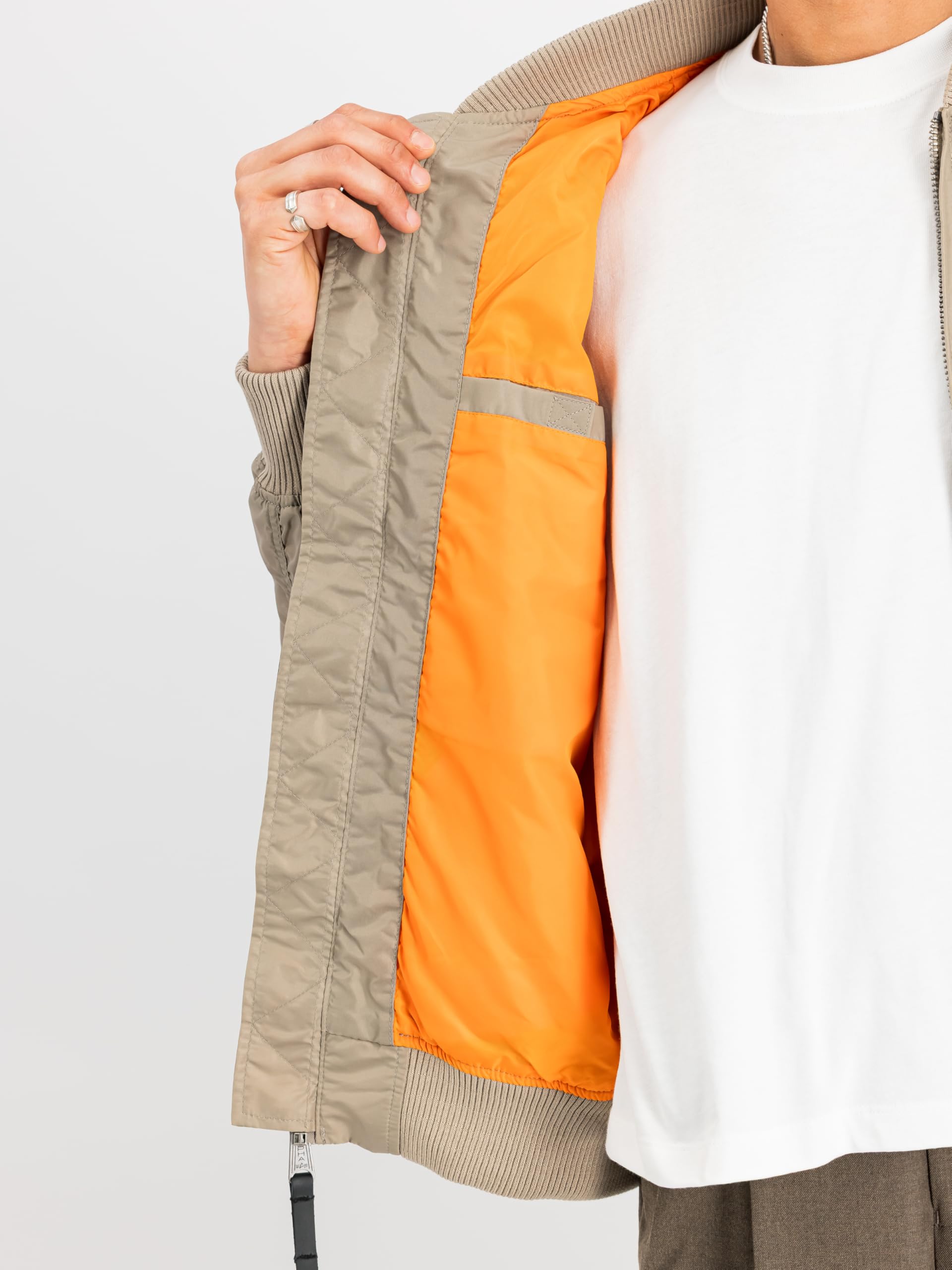 Alpha Industries Chaqueta de Vuelo Ma-1 TT Chaqueta Bomber Hombre