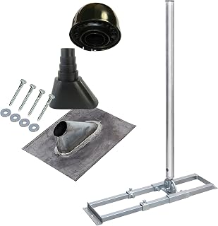 Premium X Profi X100-48K SAT Dach-Sparren-Halter mit Kabeldurchführung für Satelliten-Antenne Satellitenschüssel | Dachinstallation Set