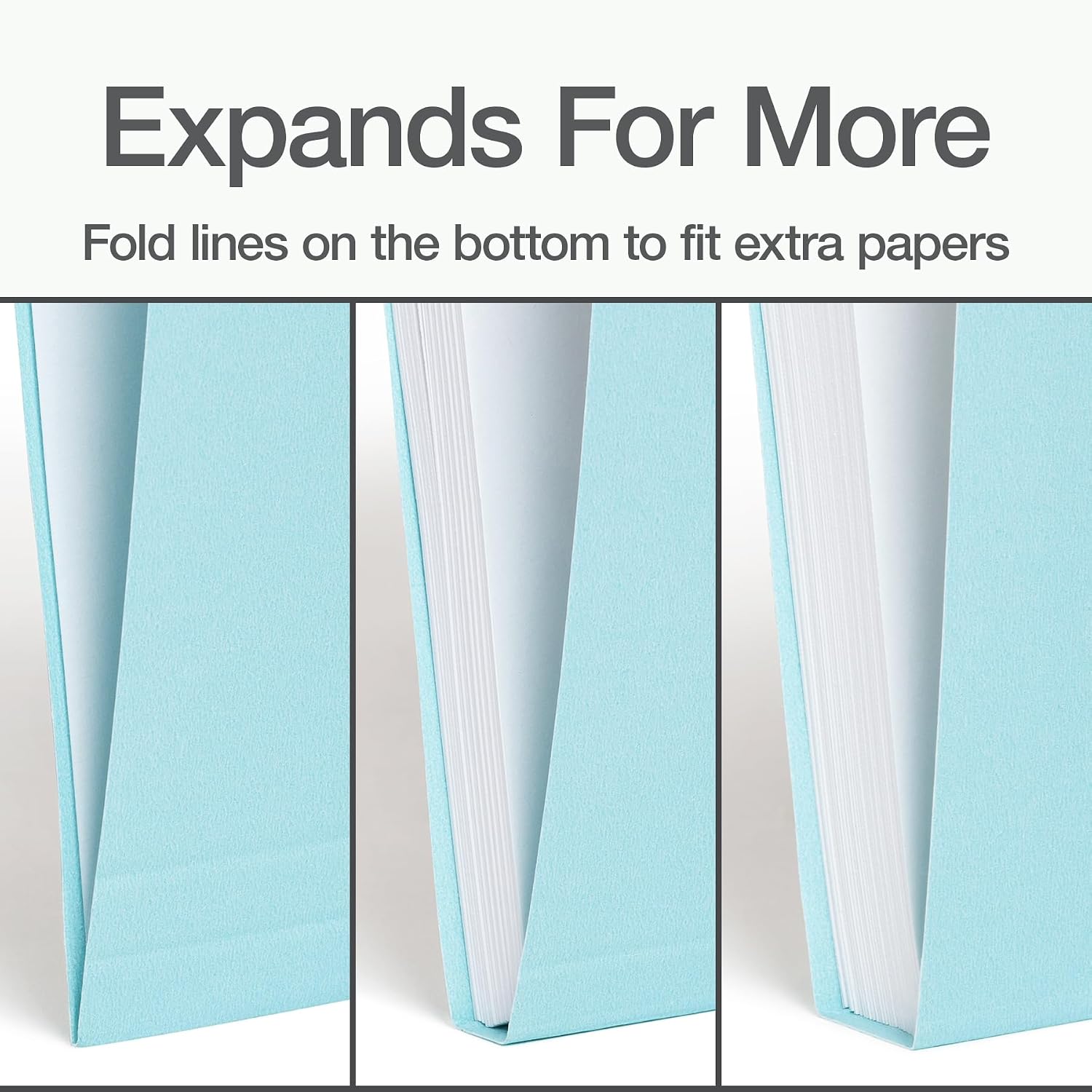 Oxford Colored File Folders, 100 Pack, Letter Size (8.5" x 11"), 3 Tabs, 5 Pastel Colors, Color-Coding for School, Office & Home Document Organization image 4