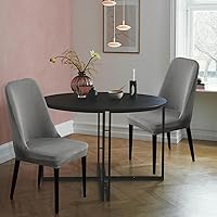 Vista 2 de 100% Waterproof Chair Covers for Dining Room 2 Pack Stretch Dining Chair Cover Spandex Dinning Chair Slipcovers Kitchen Chair Seat Slip Covers