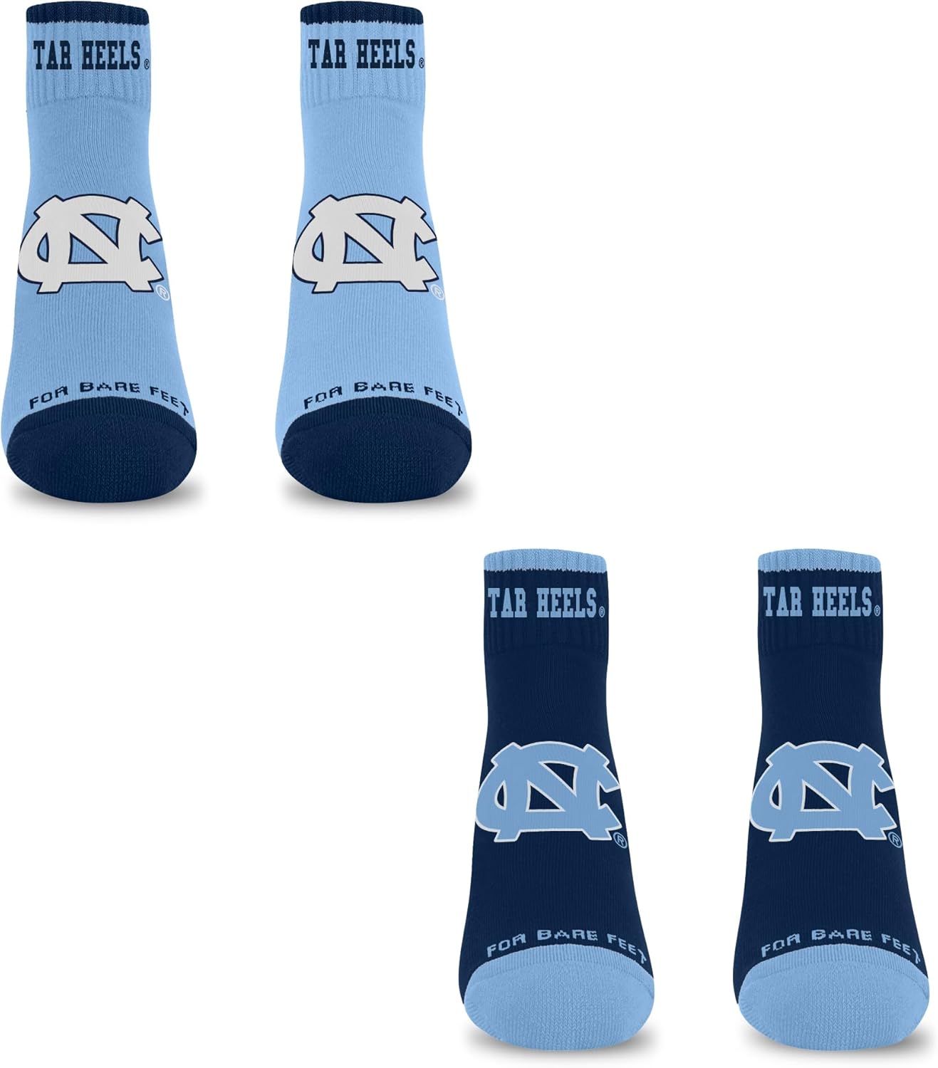 For Bare Feet NCAA Unisex Kids Front and Center 2 Pack Team Colors - Image 2