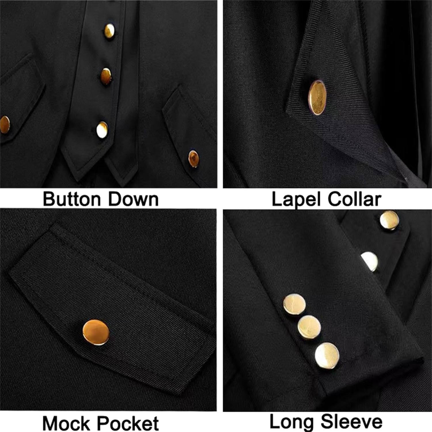 Men's Steampunk Gothic Tailcoat Jacket Plague Doctor Costume Vintage Frock Coat Cosplay Uniform Halloween Costume - Image 3