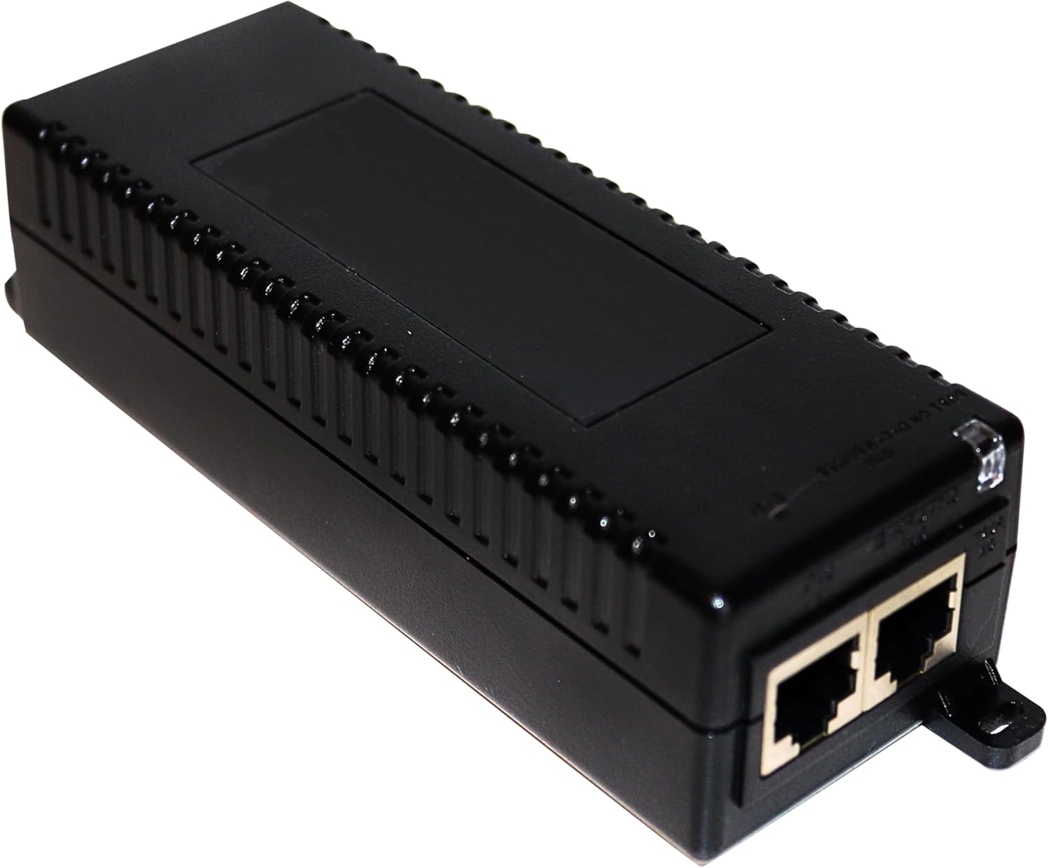 BROWAN PoE Injector Adaptor 30W Gigabit 10/100/1000 Mbps Ethernet Switch IEEE 802.3af/at Complaints Power and Data Transmission for Wireless Device Router Distance Up to 328 Feet (Single Port)