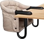 Hook On High Chair - Portable & Foldable for Babies 6-36 Months, Family & Travel Use with Carry Bag(Grey)