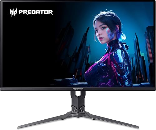 Acer Predator X 31.5 inch 4K Gaming Monitor 80 cm (31.5 Zoll), OLED, 240Hz, HDR1000, 2xHDMI (2.1) + 1xDP (1.4), Lautsprecher, H?henverste (UM.JXXEE.501) - 8