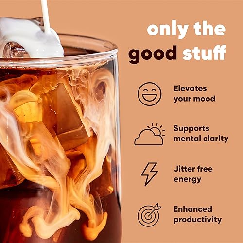 Miniatura 8 de IQJOE - Paquetes de café instantáneo tostado oscuro, paquete variado, sin azúcar, keto, café vegano con L-treonato de magnesio, melena de león y 200