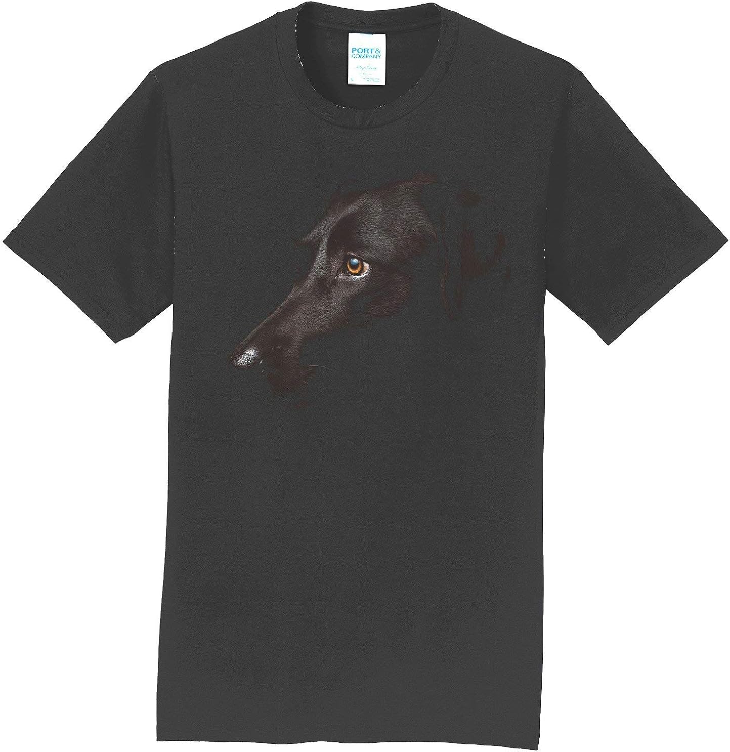 Black Lab Head Labrador Retriever Adult Unisex TShirt