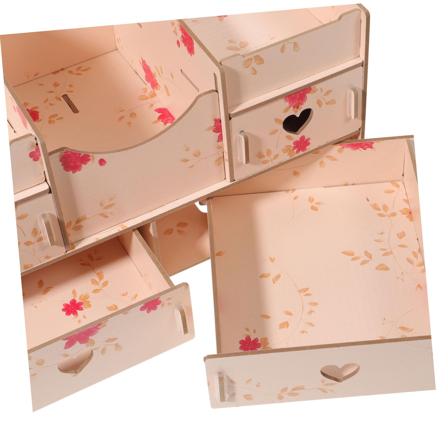 NUOBESTY Boîte De Rangement Pour Cosmétiques Organisateur De Maison Et Bureau Design Simple Et Pratique