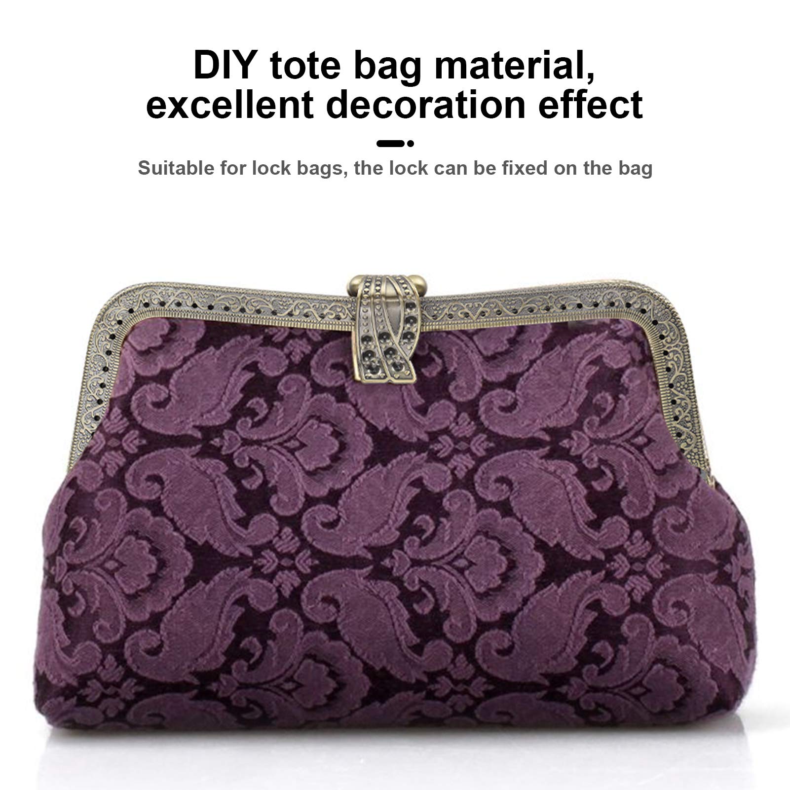 Cadres De Fermoir De Sac À Main, Opération Facile, Fabrication De Sacs À Pièces, 10 Pièces, Fermoirs De Sac À Nœud, Matière Plastique De Haute Qualité