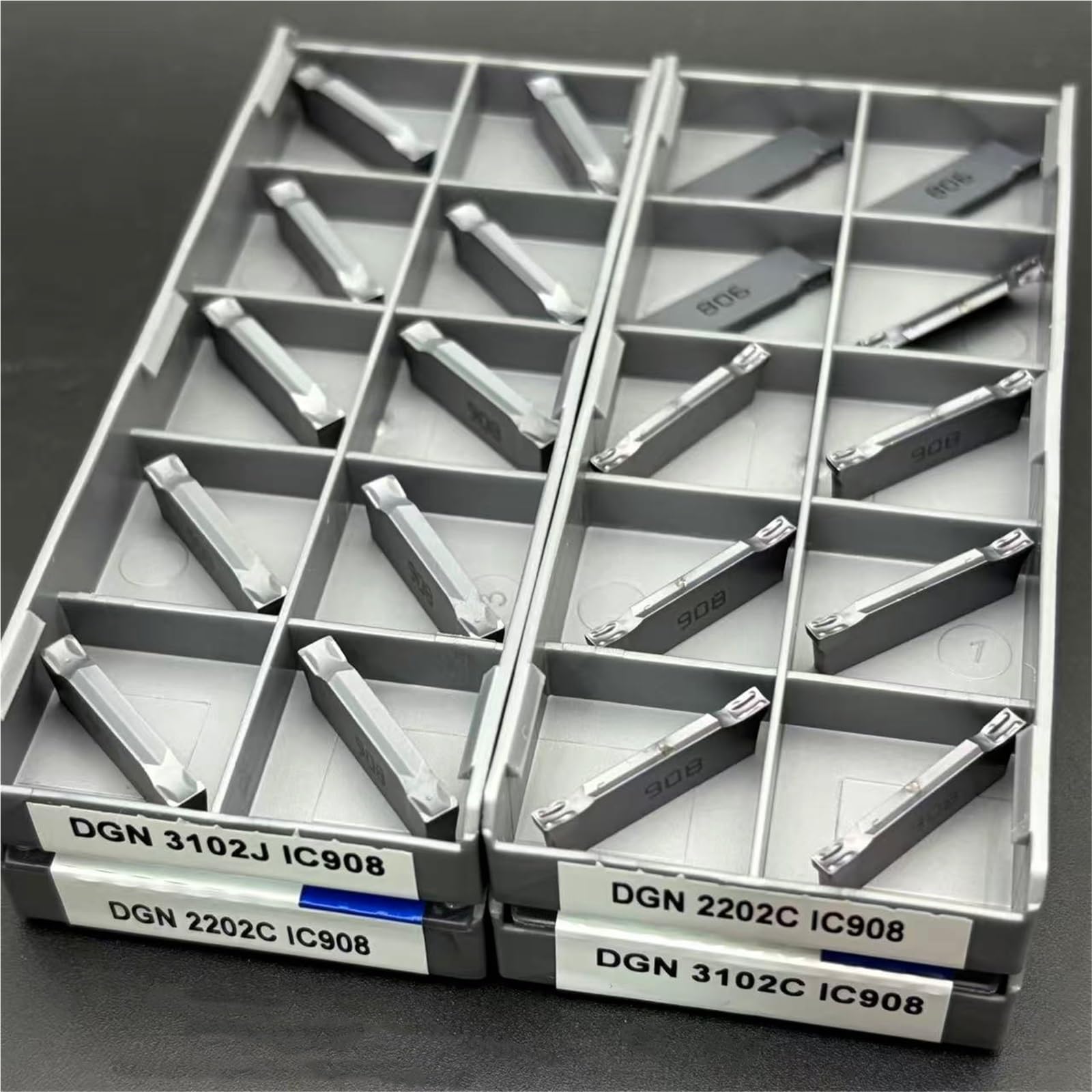 10 Pezzi 2, Mm Inserti Per Scanalatura E Troncatura Elevata Resistenza All'usura Per Leghe Di Acciaio Legato Ad Alta Temperatura(DGN 2202C IC908)