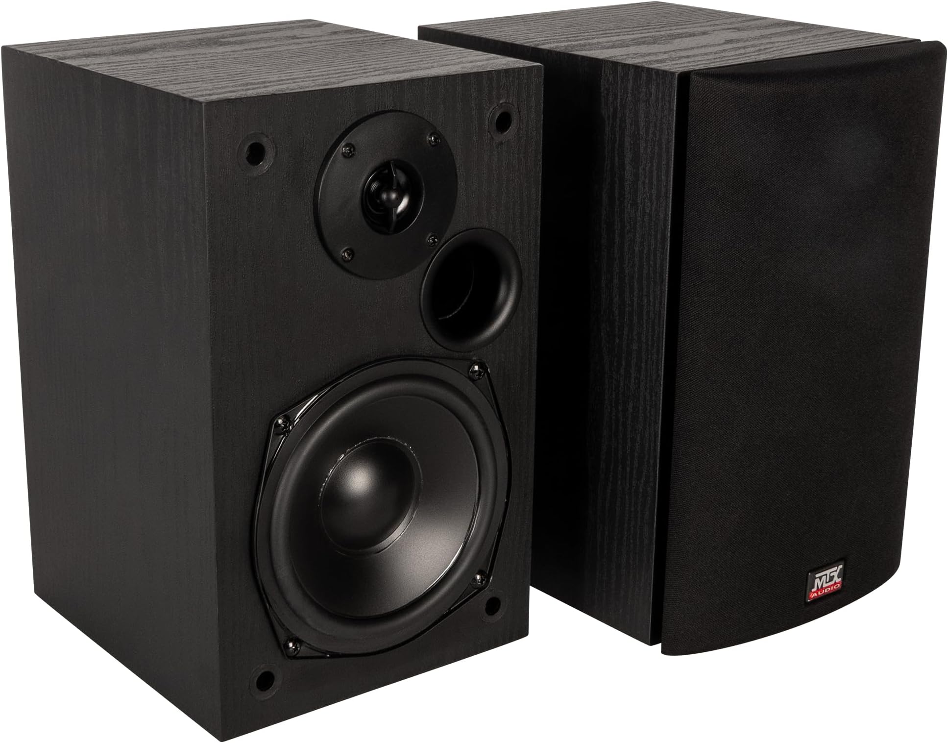 MTX Audio MONITOR5i 5.25 Inch Bookshelf Speakers, 2-Way Home Audio Pair, Black