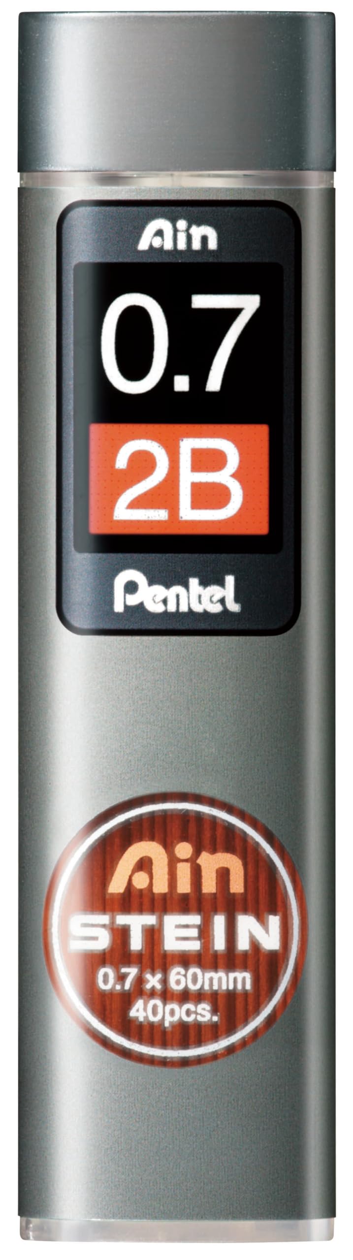 Pentel 0.7mm Ain Stein 2B Refill Leads