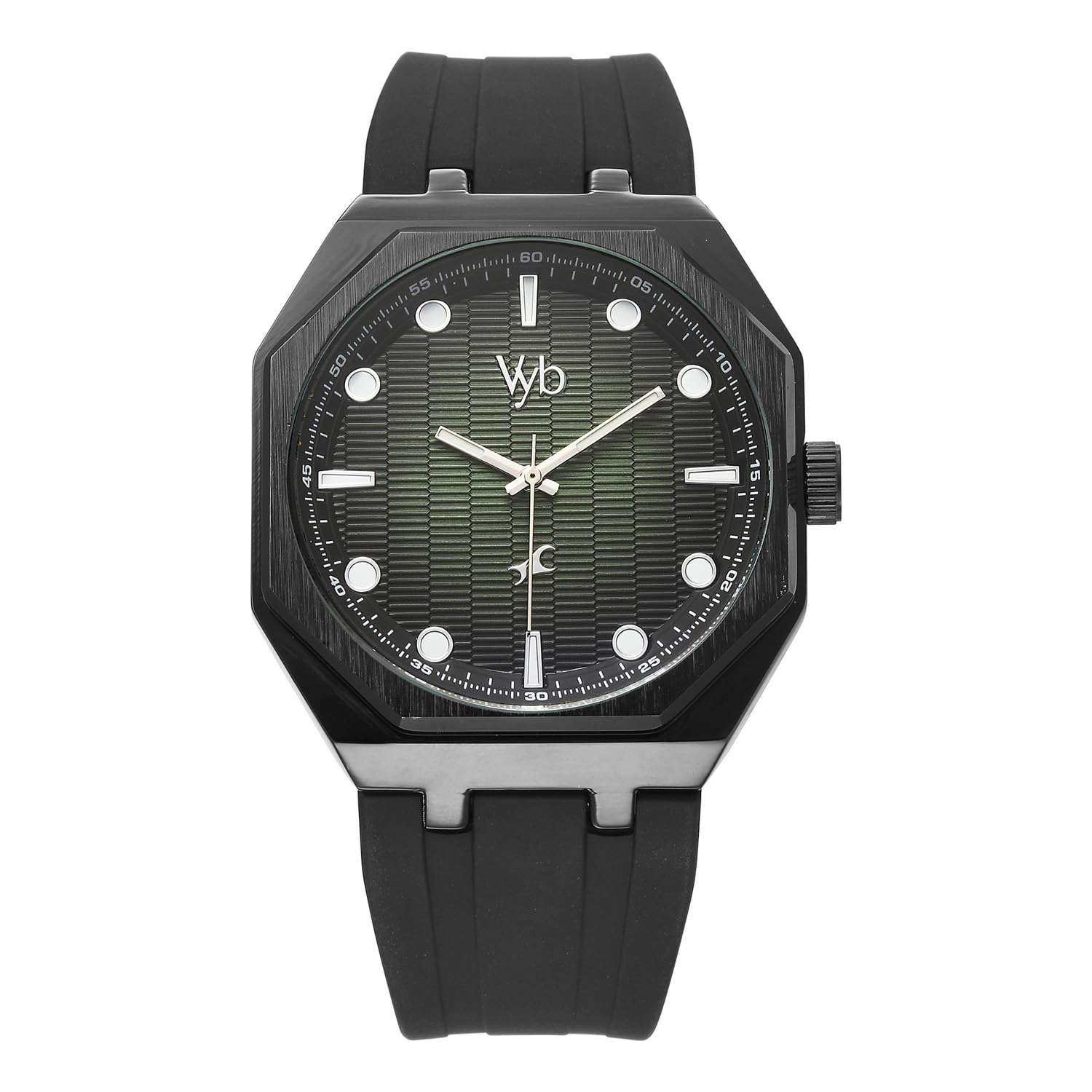 Fastrack Vyb Rebel Quartz Analog Black Dial Black Silicone Strap Watch for Men – FV30017NP03W Fastrack Vyb Rebel Quartz Analog Black Dial Black Silicone Strap Watch for Men – FV30017NP03W