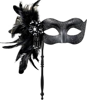 Detachable Feather Masquerade Mask