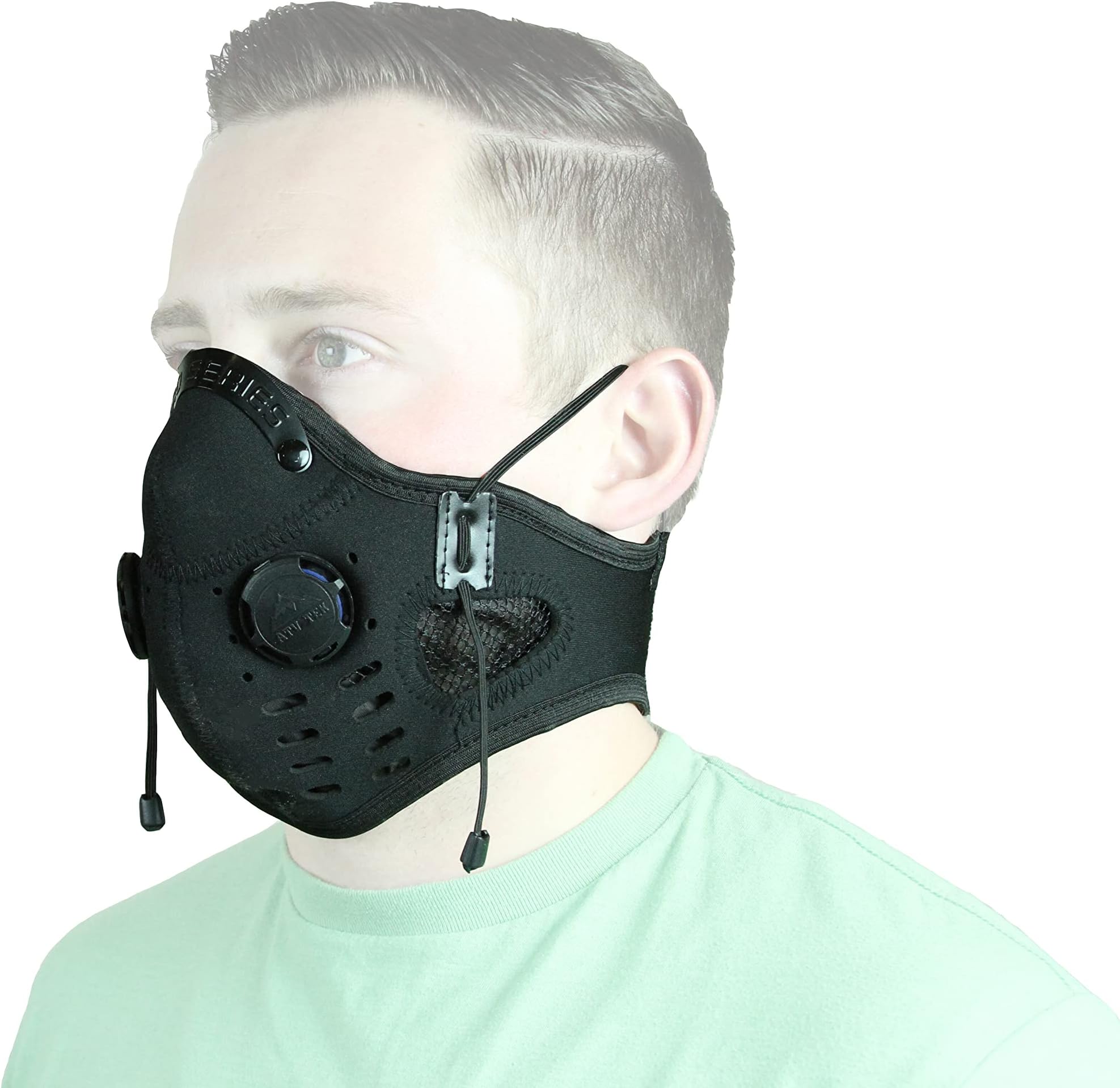 Elite Deluxe Neoprene Dust Mask (Black, 18")