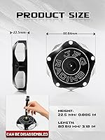 Vista 3 de Tapa de Gasolina JFG RACING para ATV, Cubierta de Tanque de Combustible CNC para YFZ 450, YFZ450R, Banshee 350 200, Raptor 660 350 250 125, Warrior