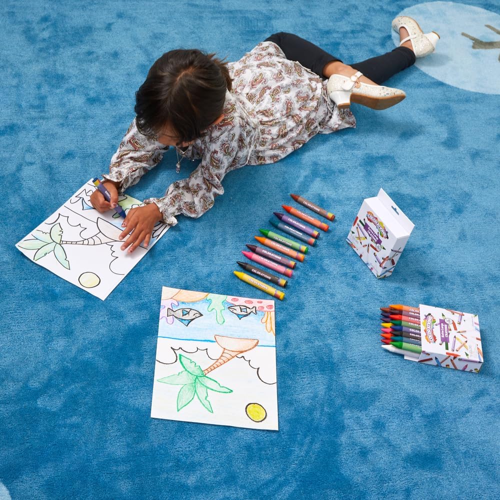 24 sets of 12 Extra Large Crayons, Great For Classroom, Easy for Little Hands to Use