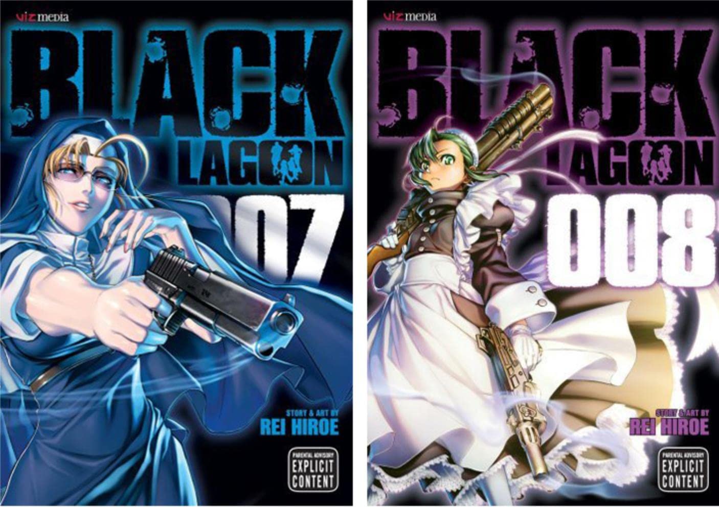 Black Lagoon - Conjunto de manga Vol. 1-12 de Rei Hiroe