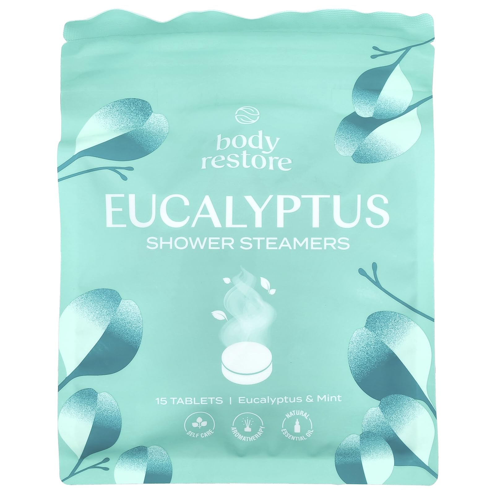 Body Restore Shower Steamers Aromatherapy 15 Pack – Valentines Day Gifts for Her and Him, Birthday Gifts for Women and Men, Relaxation, Stress Relief, Self Care – Eucalyptus
