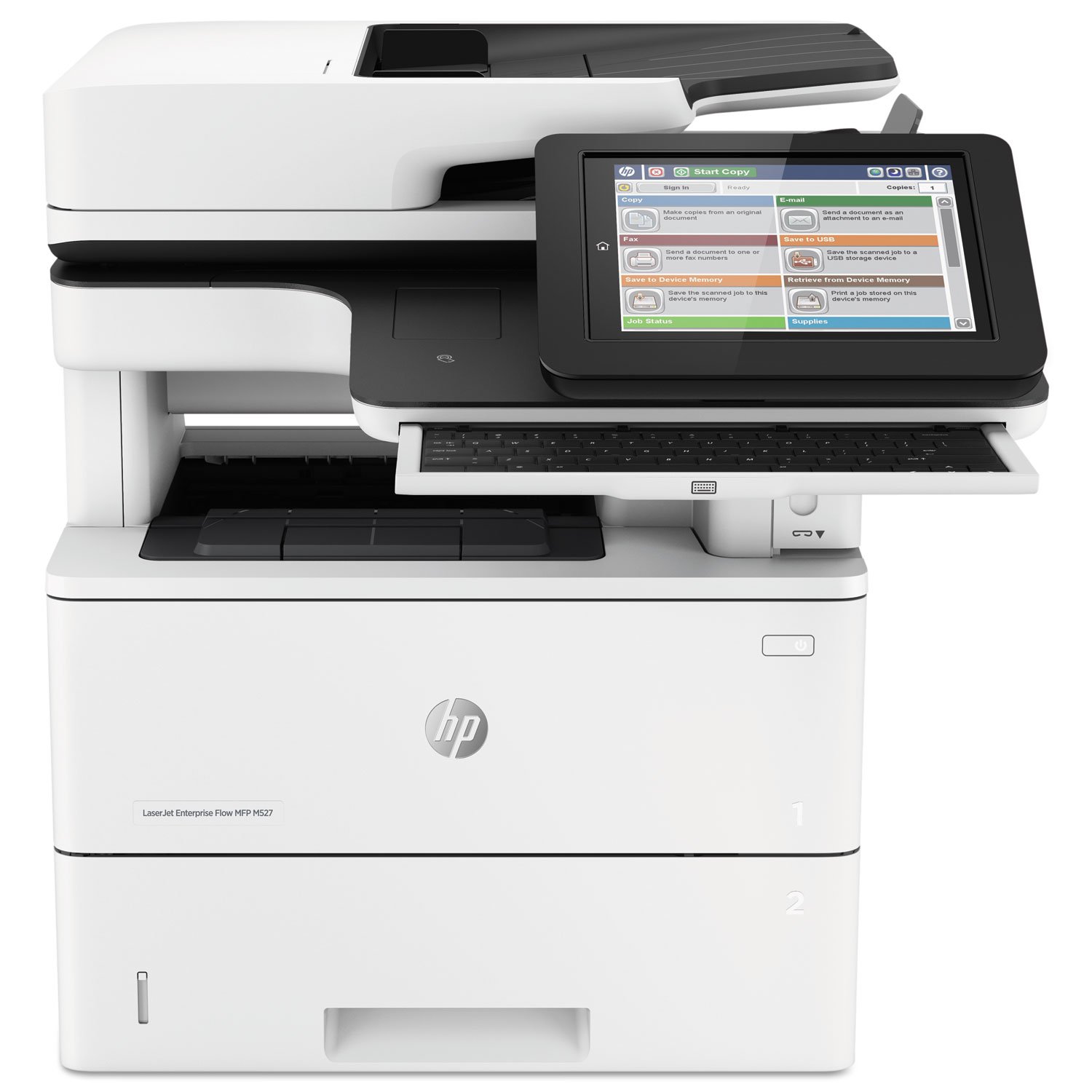 Amazon.com: HP LaserJet Enterprise Flow MFP M527z (F2A78A