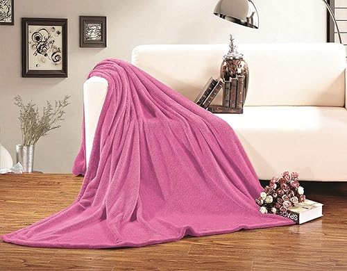 Vista 18 de Elegant Comfort, cobija de felpa polar, ultra suave, para todos los tamaños., Lana, Verde, Full/ Queen Verde,Borgoña,Marrón