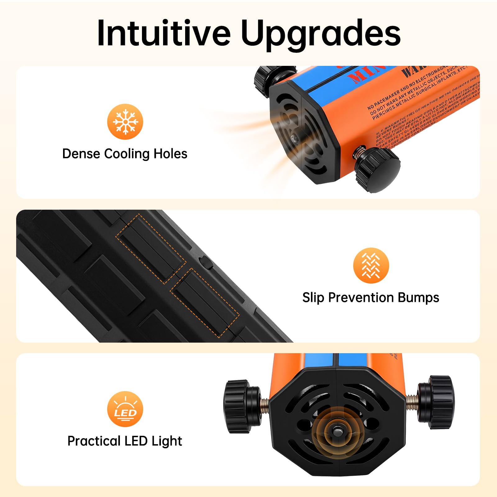 Riscaldatore a induzione da 1000 W, 850 °C, per auto, con 10 bobine riscaldanti, riscaldatore a induzione, portatile