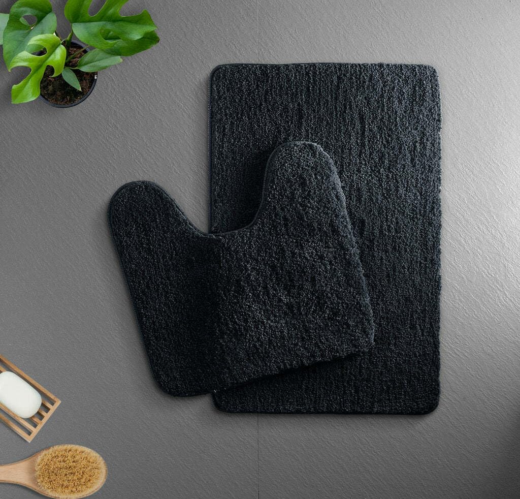 MAA HOME CONCEPT (40x60 cm Microfiber Contour Mat Super Absorbent/Anti-Skid Contour Mats for Bathroom/Bedroom/Door Mat/Kitchen/Floor Ma 40X60 CM, 40X50 CM (Grey)-picture-12