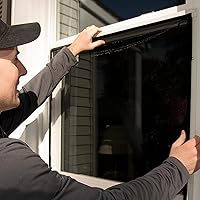 Vista 6 de ADFORS Kit de reemplazo de pantalla de ventana personalizado, marco de pantalla ajustable y malla