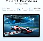 UMIDIGI A15 Tab,11 inch Large Touch Screen Tablets,Dual 4G LTE Android Tablet,16GB(8+8) RAM 256GB ROM(1TB Expand),7500mAh 20W Fast Charge,Octa-Core up to 2.0GHz Gaming Tablet with Pen,13MP+8MP Camera