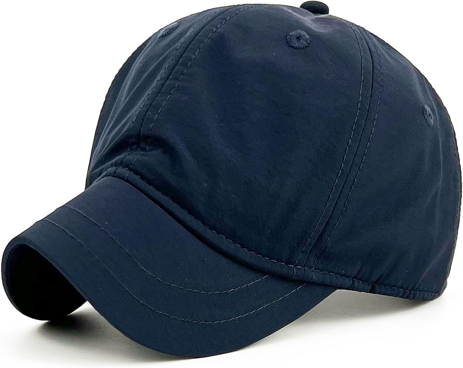 Water Resistant Womens Short Bill Hats Short Brim Hats for Men Running Small Brim Baseball Caps for Ladies