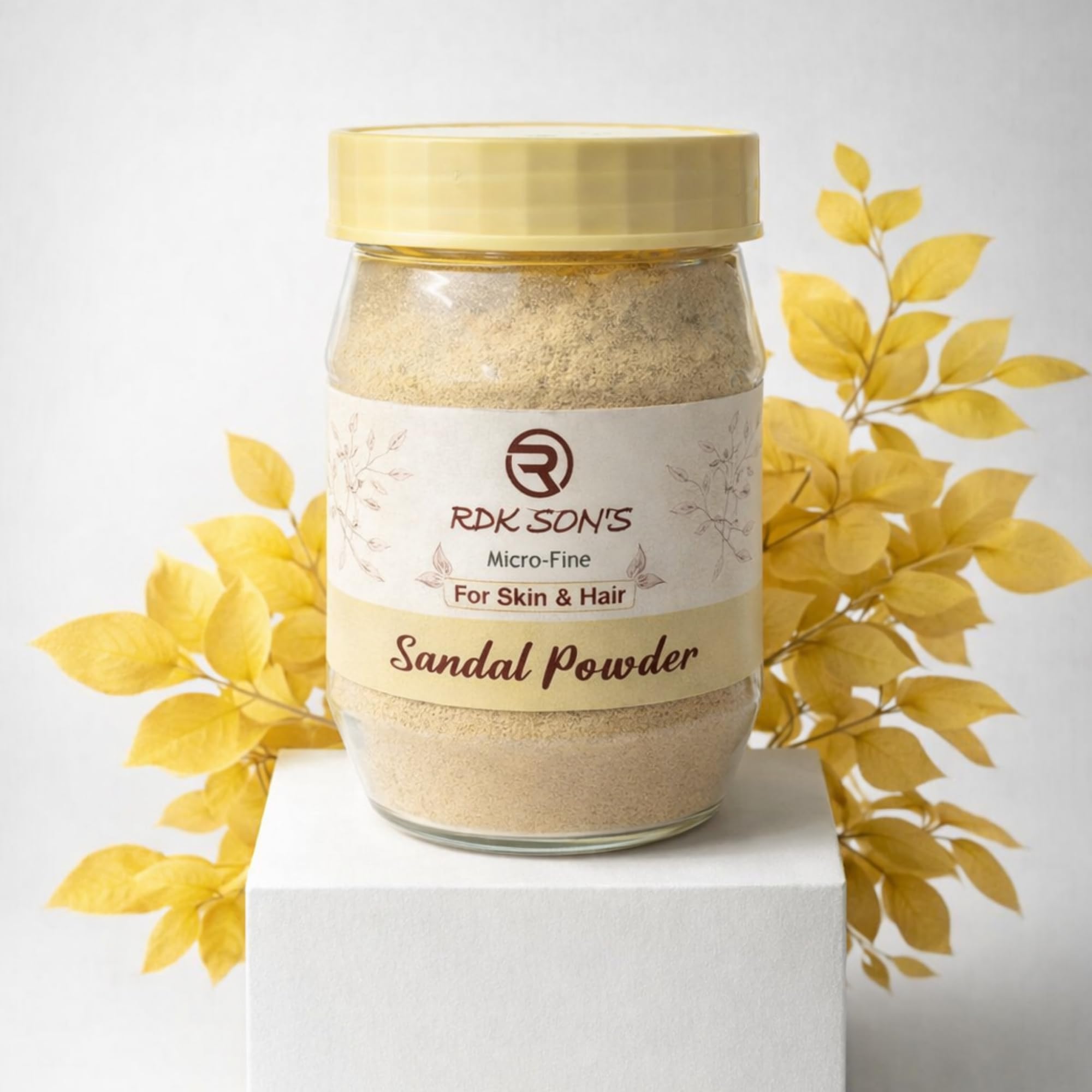 RDK SON'S Sandalwood Micro Fine Powder for Beauty and Pooja Use, Natural Chandan Powder, Beige, Multipurpose Use for Face Pack, Tilak, Rituals and Daily Use, Unisex 25 Grams 3