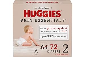 Huggies Size 2 Diapers, Skin Essentials Baby Diapers