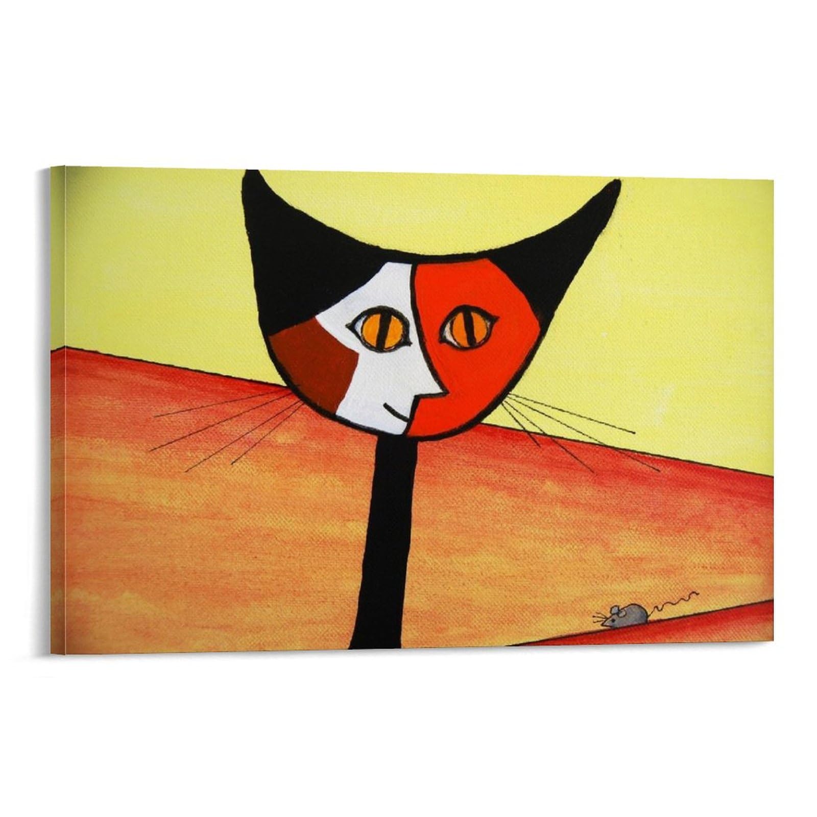 Amazon｜Pablo Picasso パブロ・ピカソ「猫 2」 印刷 ポスター  