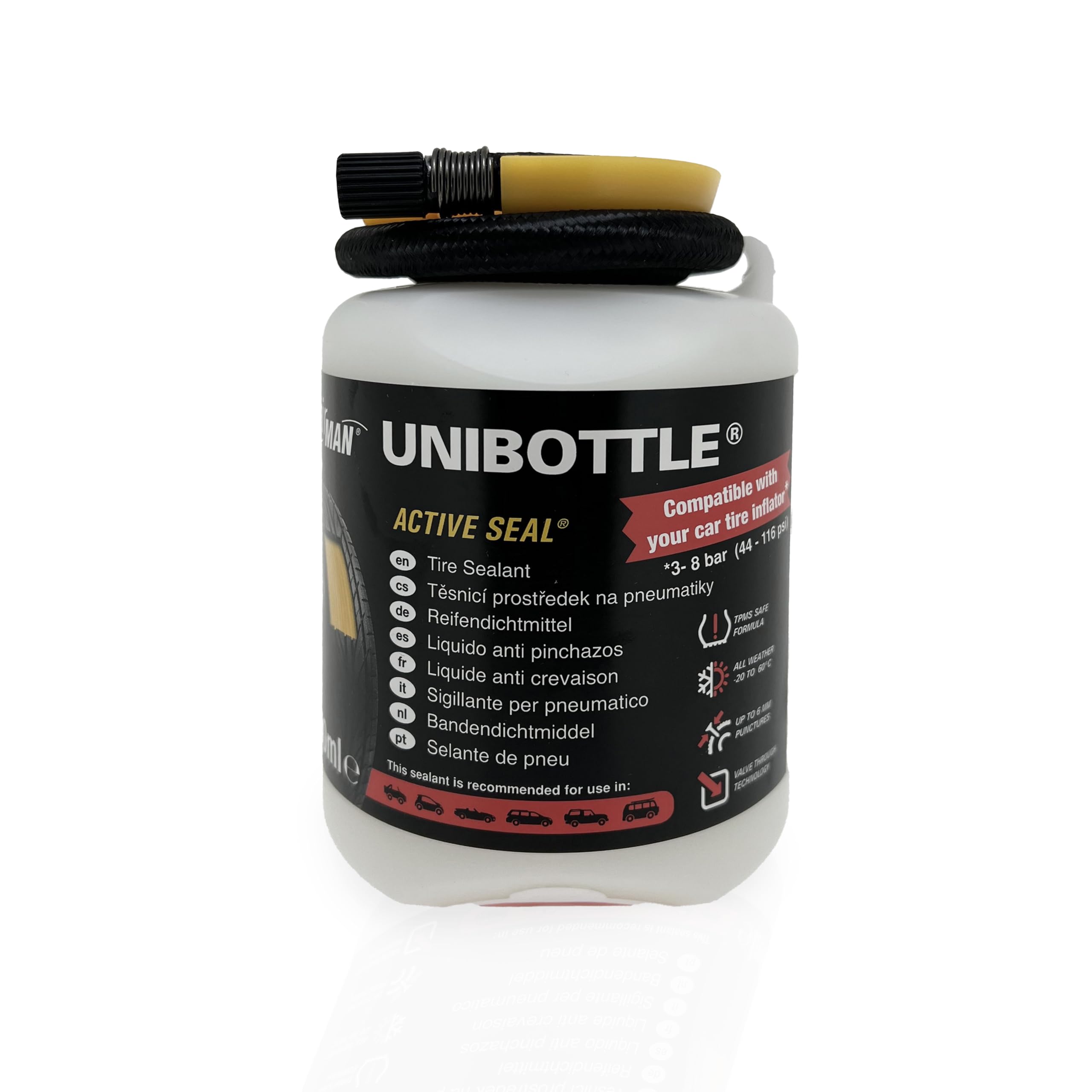 AirMan 450 ml aktywna uszczelka pojedyncza butelka