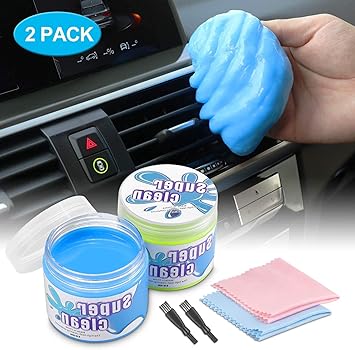 CarFrill Cleaning Gel for Car Detailing Tools Keyboard Cleaner Automotive Dust Air Vent Interior Detail Removal Detailing Putty Universal Dust Cleaner for Auto Laptop Home