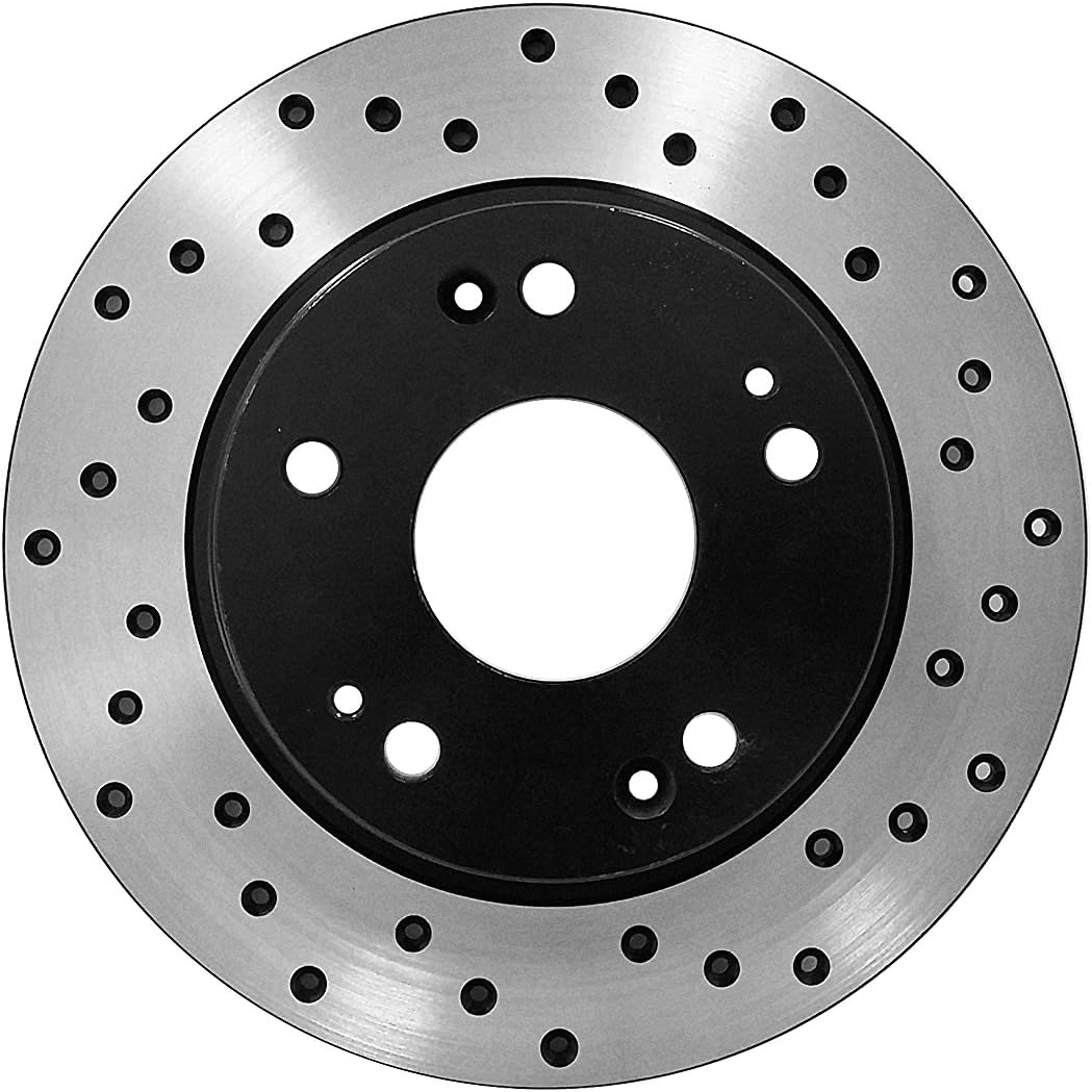 [Rear Drilled Brake Rotors Pads] Fit 20092011 Mitsubishi Outlander 2