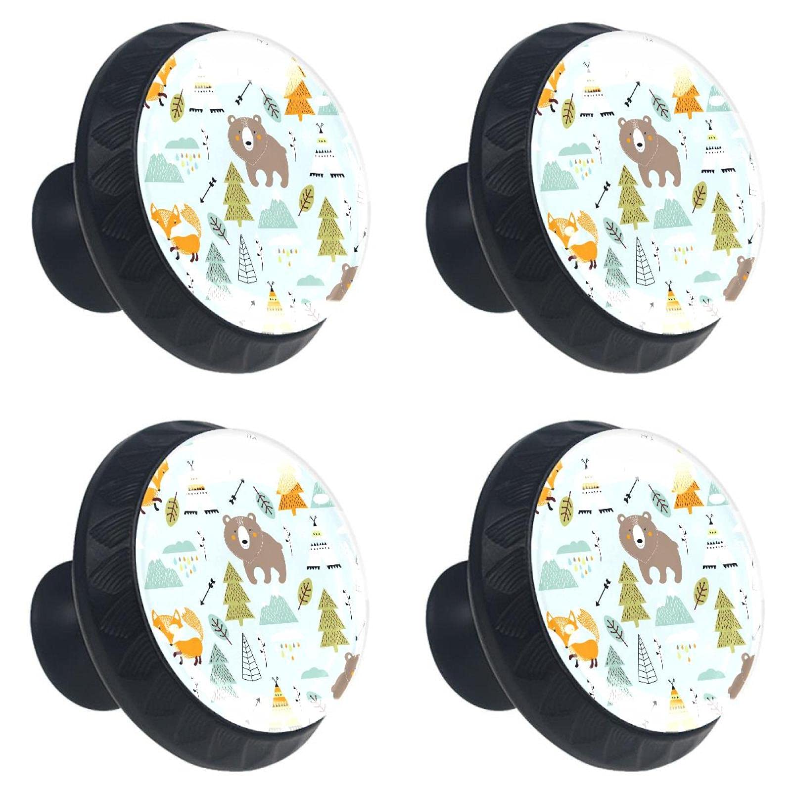 Boutons de tiroir en cristal Bear. Fox pour remplacer vos vieilles poignées de meuble