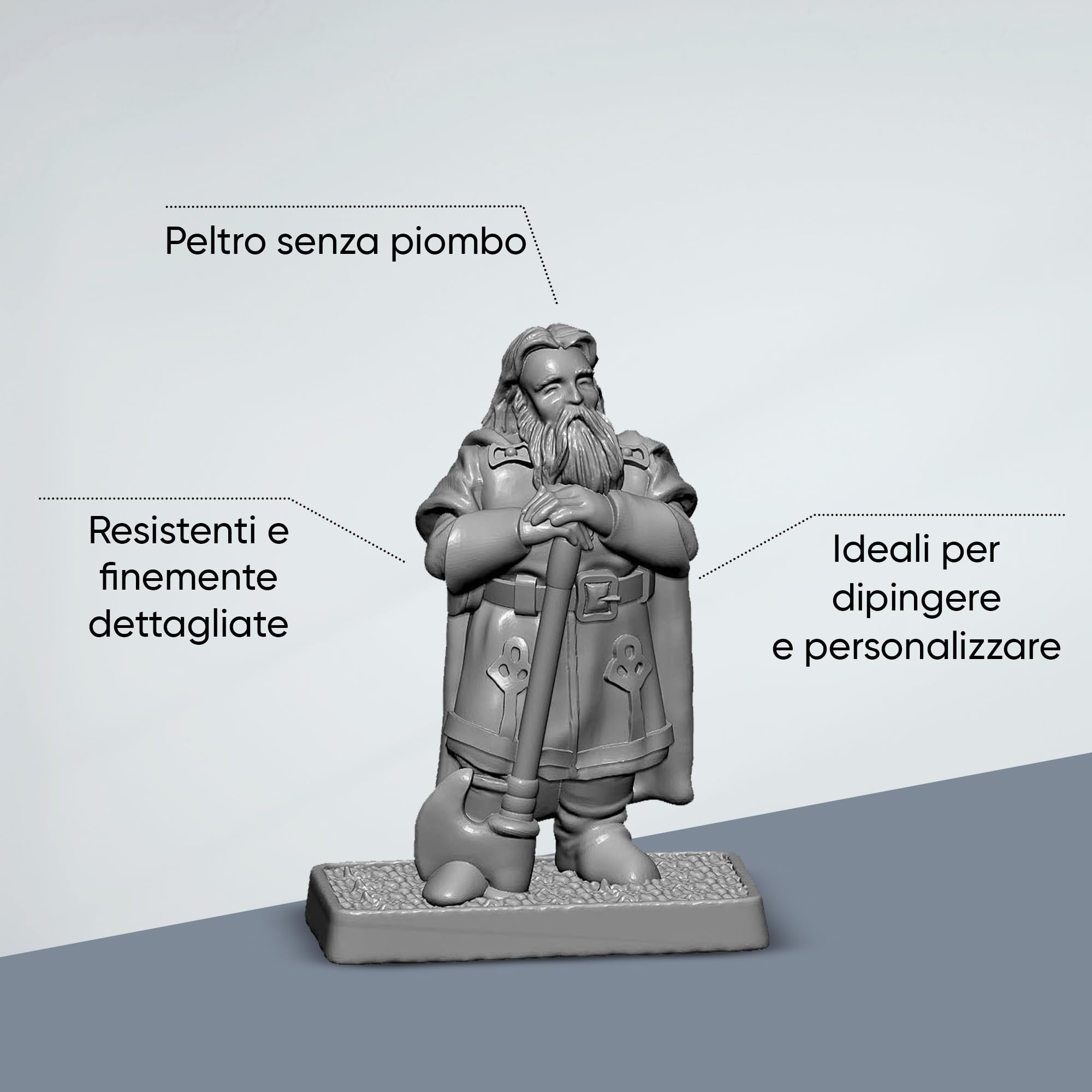 The Hobbit Box Set MB685-9x 32mm Scale Collectible Metal Figure
