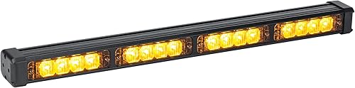 LAMPHUS - Barra de luces de ledes, de advertencia, emergencia, para cubierta, SolarBlast SBLS44 16 vatios., Ambar