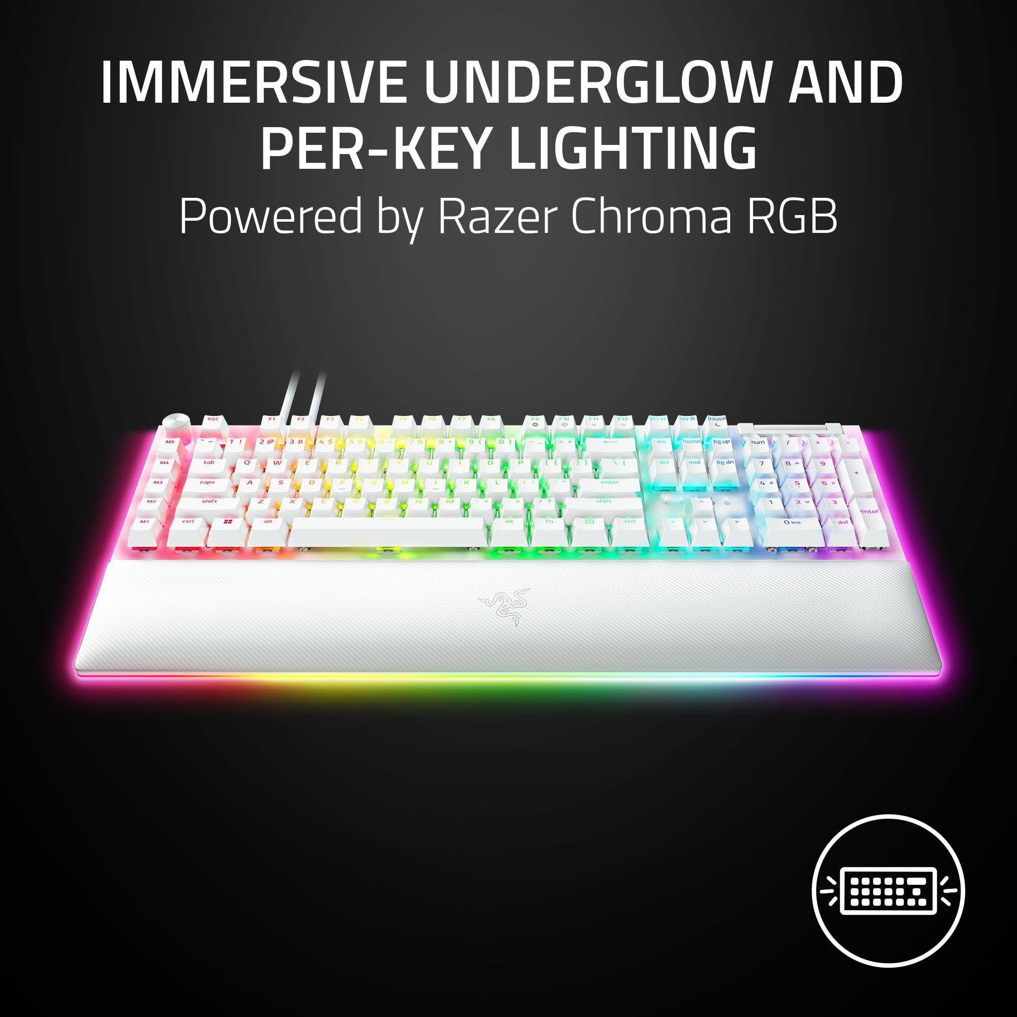 Amazon | RAZER BlackWidow V4 Pro 有線RGBキーボード ホワイト 整備