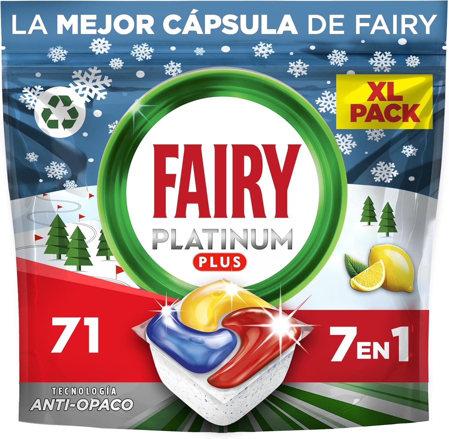 Pack Ahorro: Fairy Cápsulas 71 uds + Dodot Toallitas Bebé Pure Aqua 864 uds