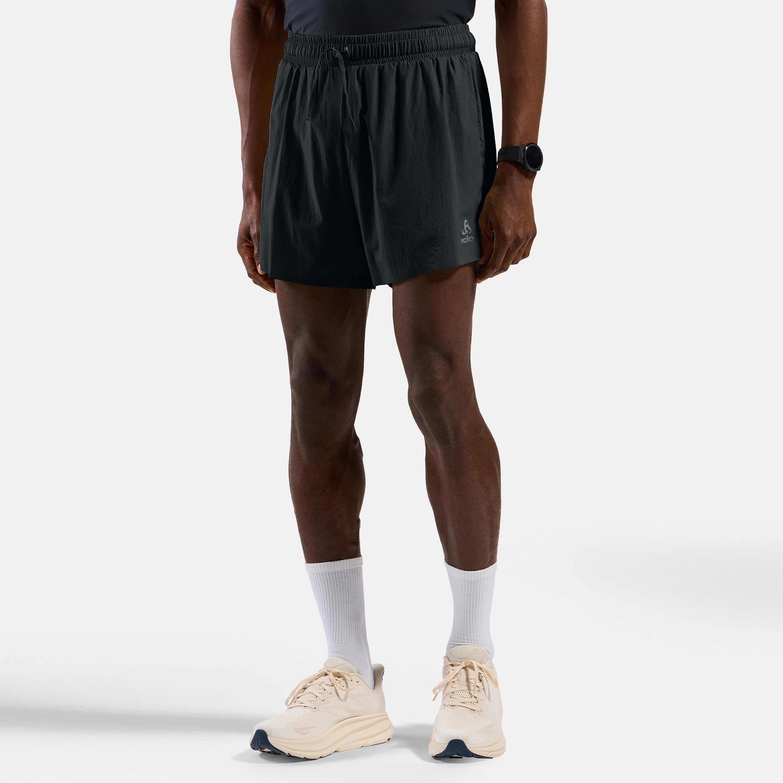 Odlo Herren Zeroweight 5In Short Laufbekleidung Laufshorts Black - Schwarz M