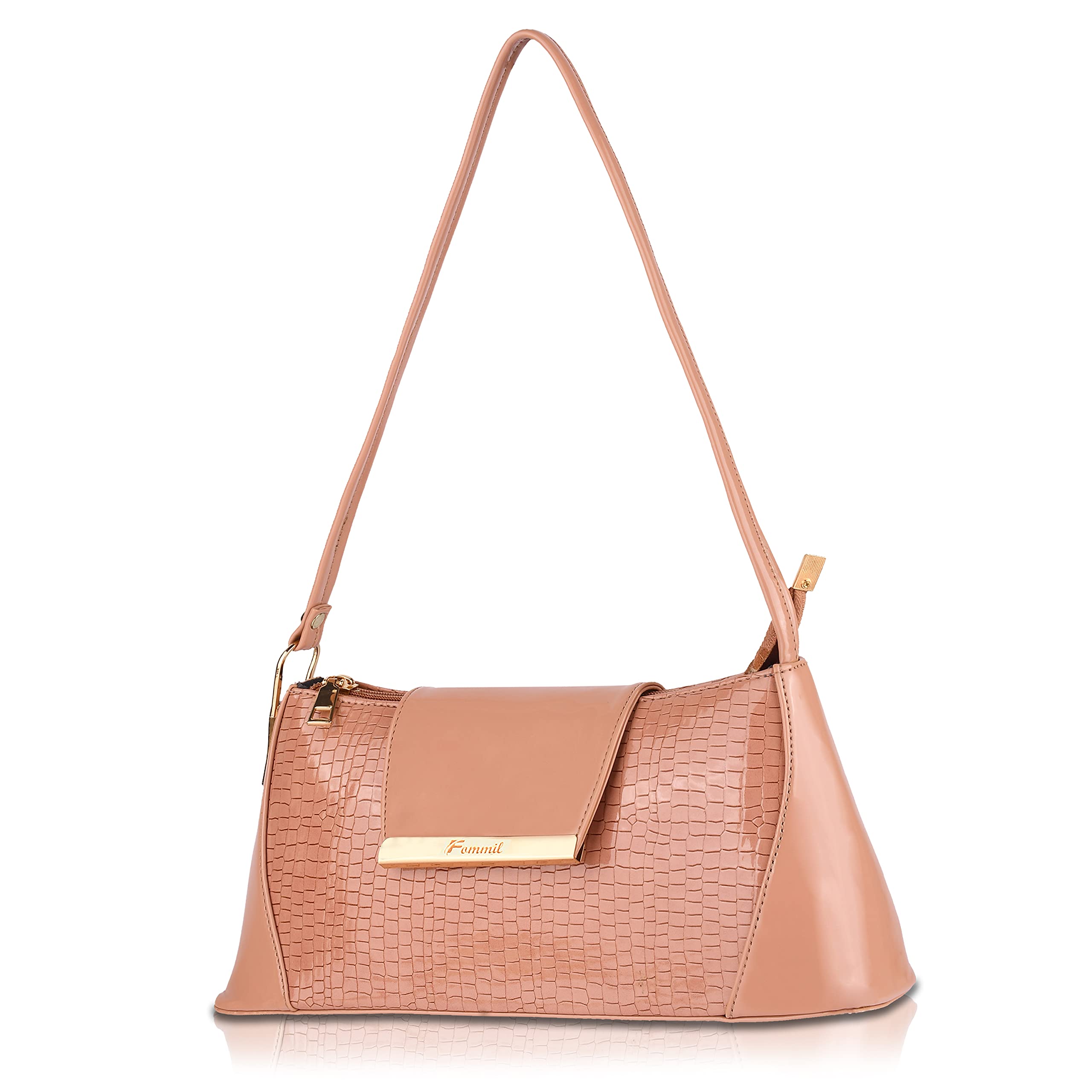 Fommil Women Stylish Synthetic Leather Shoulder Bag With Flap(Tan) (B09D9SRPYD) Amazon Price History, Amazon Price Tracker