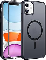 Vista 133 de FNTCASE - Funda para iPhone 15, iPhone 14 y iPhone 13, magnética, translúcida, fina y antigolpes, protección de grado militar, resistente a caídas