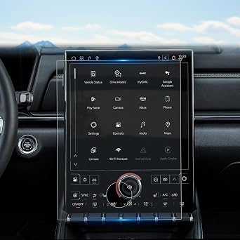 For Glossy Tempered Glass 2024 2025 2026 GMC Acadia 15 Inch Touchscreen Screen Protector - Acadia Elevation/AT4/Denali Accessories