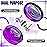 MAGICYOYO K2 Crystal Professional Responsive Yoyo for Kids Beginners Extra Unresponsive Yo-yo Bearing Pro Plastic Trick Yoyo for Adults+12 Yo-yo Stings+Bearing Removal Tool+Storage Bag-Black Purple