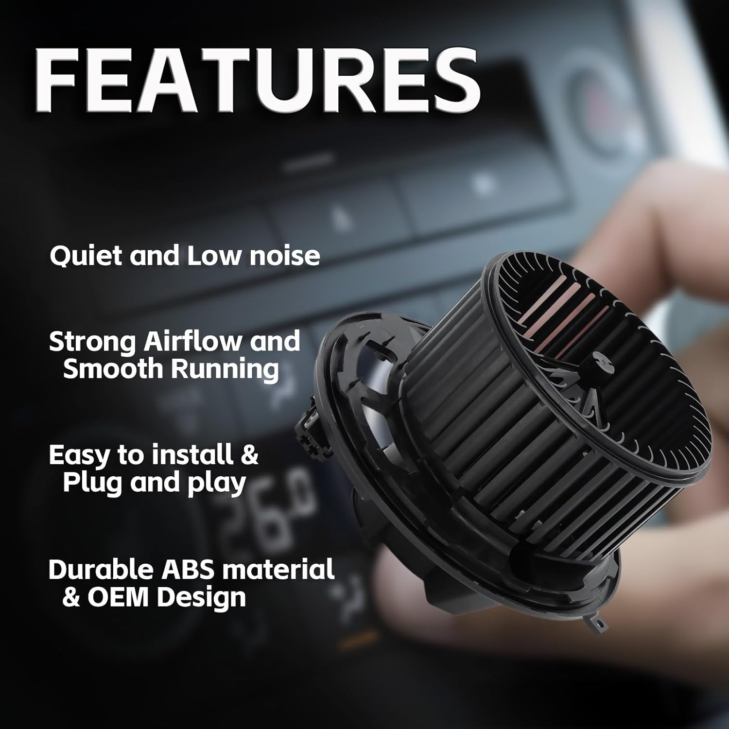 HVAC Heater Blower Motor with Fan Cage 700218 Compatible with 2006 BMW 325i 325xi 330i 330xi, 2007-2013 328i 335i, 2007-2008 328xi 335xi, 2008-2013 128i 135i Replaces 64119227670