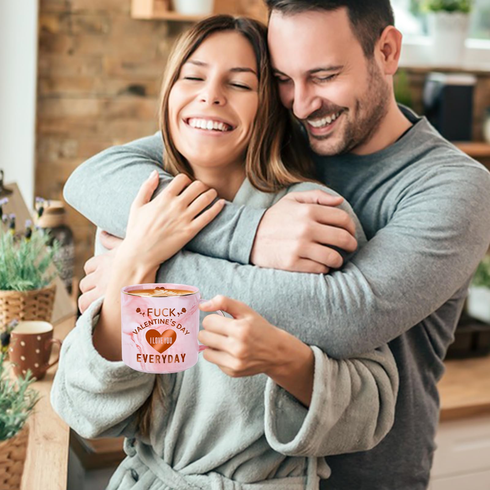 COVLUROTO Valentines Day Gifts for Her: 12 OZ Funny Coffee Mug - Galentines Day Gifts for Women Girlfriend Wife from Him Husband Boyfriend - Valentines Anniversary Birthday Novelty Presents for Women